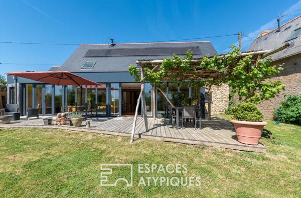 Maison de charme écologique avec vue sur la nature