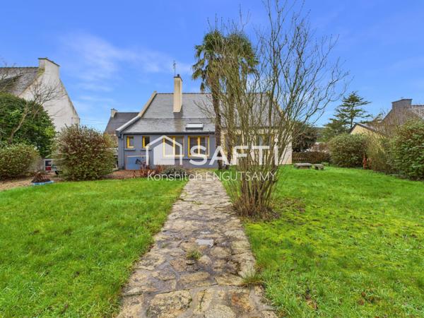Maison familiale de 113 m² avec jardin – Beau potentiel à Plouigneau