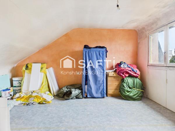 Maison familiale de 113 m² avec jardin – Beau potentiel à Plouigneau