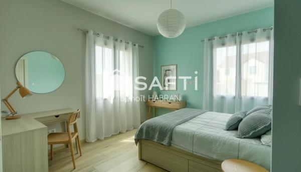 Maison 193m2, 8 pièces 5 chambres, piscine chauffée