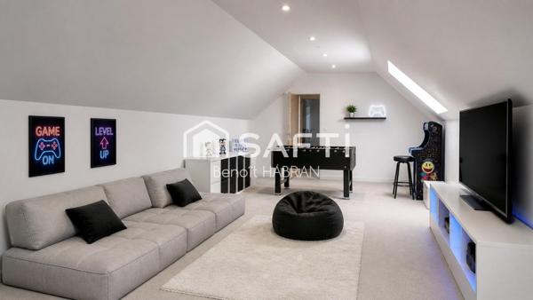 Maison 193m2, 8 pièces 5 chambres, piscine chauffée