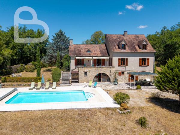 Maison avec gîte et piscine à deux pas de Catus