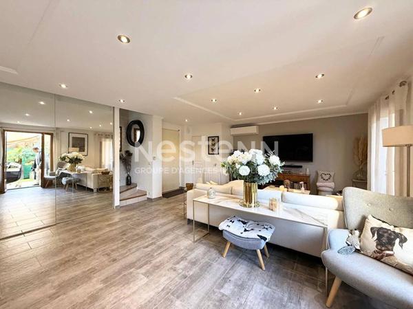 Villa 4 pièces dans domaine privé avec jardin plein Sud et garage