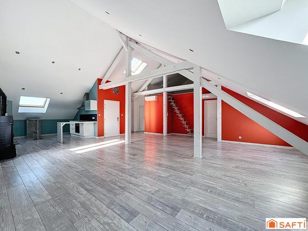 Le Ban Saint Martin, appartement coup de coeur sous les toits.