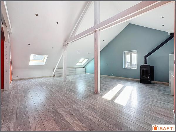 Le Ban Saint Martin, appartement coup de coeur sous les toits.