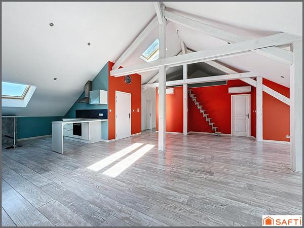 Le Ban Saint Martin, appartement coup de coeur sous les toits.