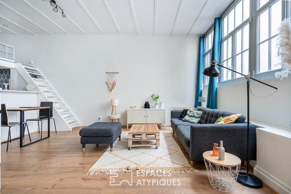 Ancien atelier dans une ancienne usine en briques