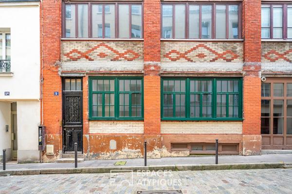 Ancien atelier dans une ancienne usine en briques