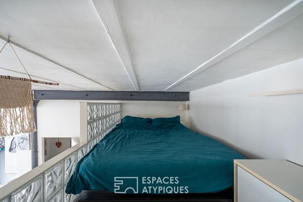 Ancien atelier dans une ancienne usine en briques