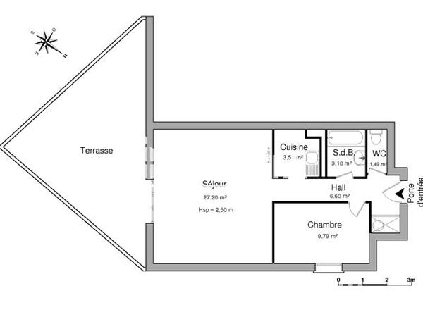Location Appartement 2 pièces 51.8 m² - 59 RUE CORRINGER Vigneux-sur-seine 91270
