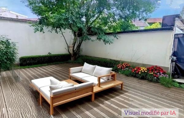 T2 en rez-de-jardin avec terrasse et grand jardin   Grenoble secteur calme