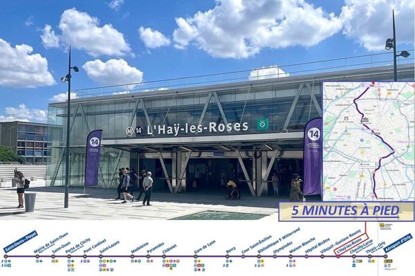 5 pièces 105 m² - double balcon - parking - cave