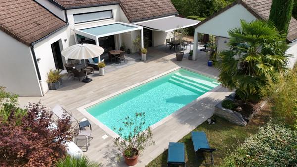 DRACY-LE-FORT ? MAISON D'ARCHITECTE AVEC PISCINE, COMBLES AMÉNAGEABLES & TERRAIN DE 1250 m²