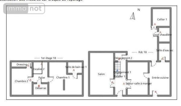 Maison de ville à vendre à Écueillé dans l'Indre (36240), ref : 016/432