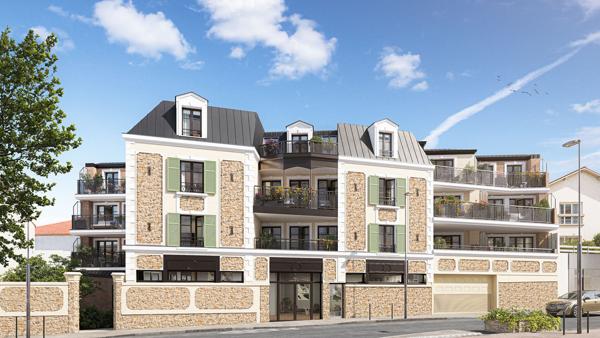 Appartement T4 (126.83M2) neuf avec grands extérieurs ( 43.9M2) Centre d'Orsay Proche RER B