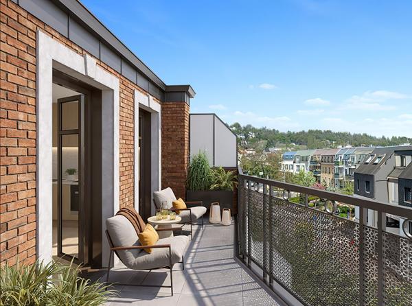 Appartement T4 (126.83M2) neuf avec grands extérieurs ( 43.9M2) Centre d'Orsay Proche RER B