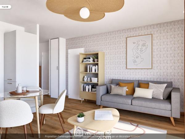 Appartement 43.7 m² à Poitiers 86000