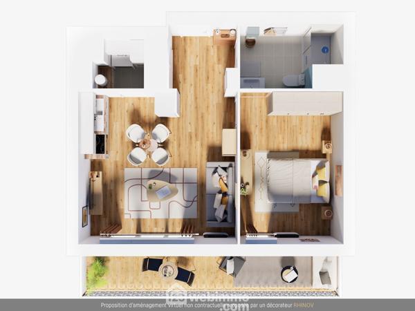 Appartement 43.7 m² à Poitiers 86000