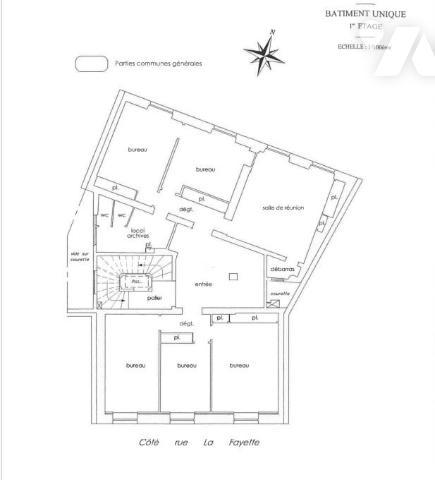 LOCAL COMMERCIAL 120m² - Paris 9e - Rue La Fayette 