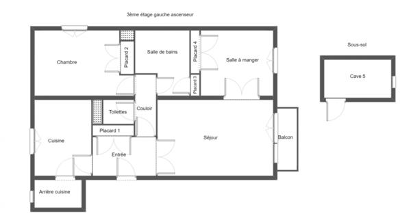 Apartment for sale 3 rooms 67 m² Le Havre