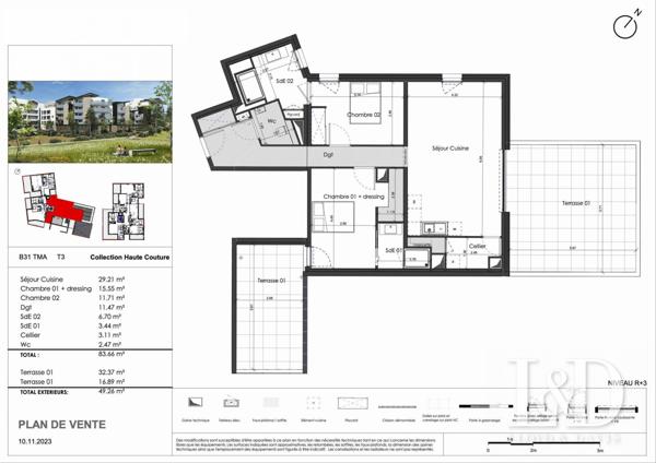 Dernier étage St Jean de vedas