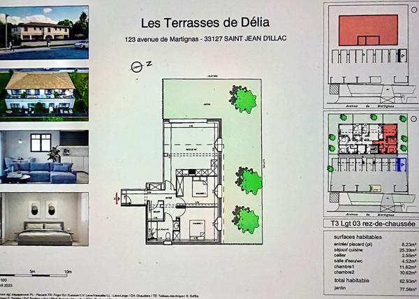 Appartement 2 chambres avec jardin