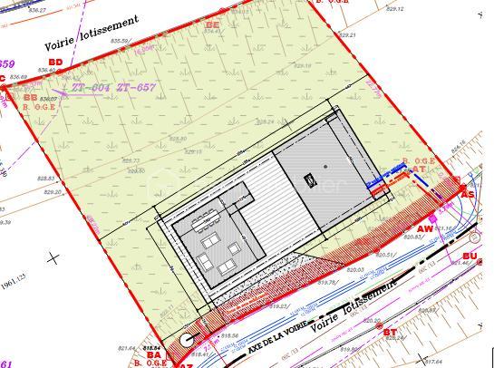 Lotissement de 793 m²