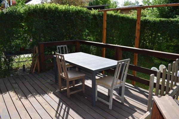 terrain avec chalet d'agrément