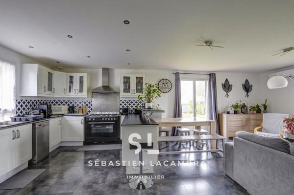 Lasgraisses (81300) Maison de plain-pied – 4 pièces – Vue dégagée – Secteur campagne albigeoise – Fonctionnelle et bien entretenue