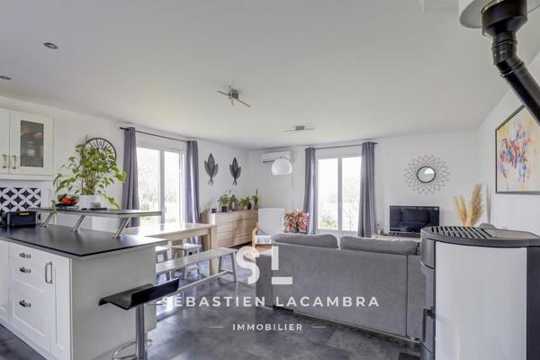 Lasgraisses (81300) Maison de plain-pied – 4 pièces – Vue dégagée – Secteur campagne albigeoise – Fonctionnelle et bien entretenue
