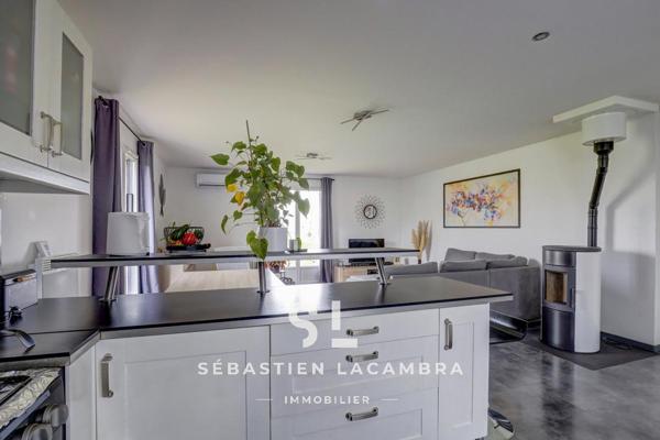 Lasgraisses (81300) Maison de plain-pied – 4 pièces – Vue dégagée – Secteur campagne albigeoise – Fonctionnelle et bien entretenue