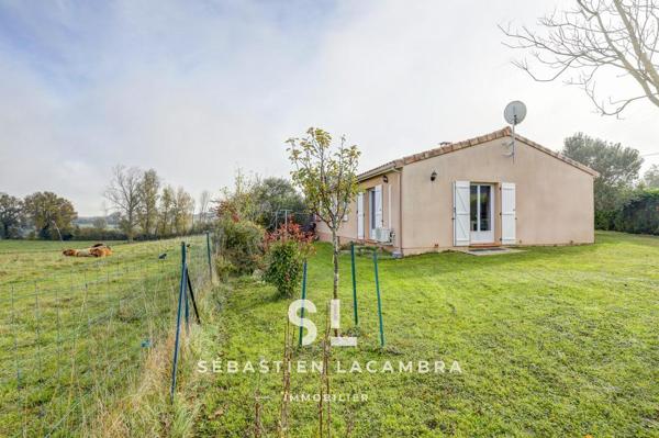 Lasgraisses (81300) Maison de plain-pied – 4 pièces – Vue dégagée – Secteur campagne albigeoise – Fonctionnelle et bien entretenue