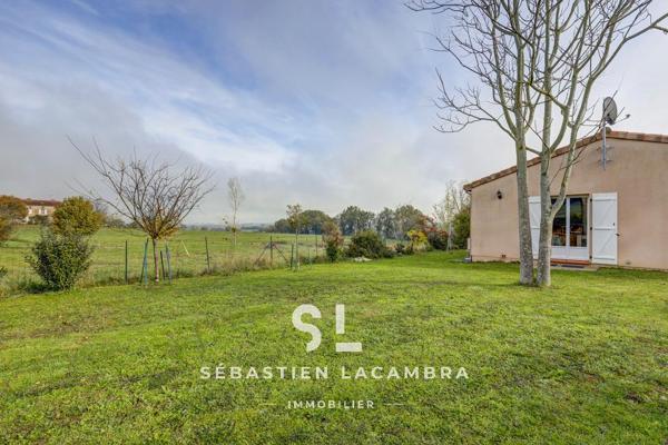 Lasgraisses (81300) Maison de plain-pied – 4 pièces – Vue dégagée – Secteur campagne albigeoise – Fonctionnelle et bien entretenue