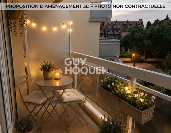 Appartement 2 pièces 60.53m² avec balcon et ascenseur à Sélestat - Proche centre-ville et gare