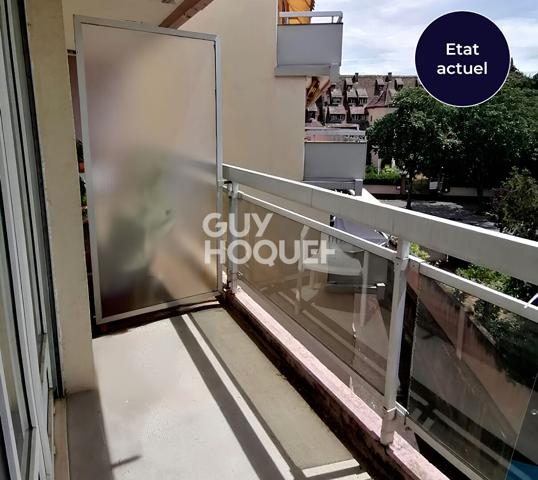 Appartement 2 pièces 60.53m² avec balcon et ascenseur à Sélestat - Proche centre-ville et gare