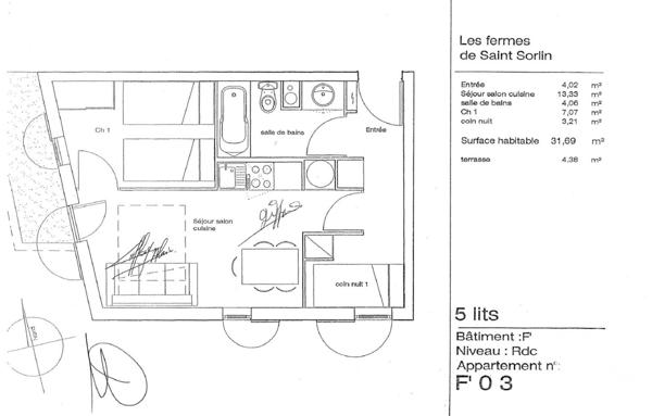 Appartement à vendre 3 pièces 32 m² Saint-Sorlin-d'Arves