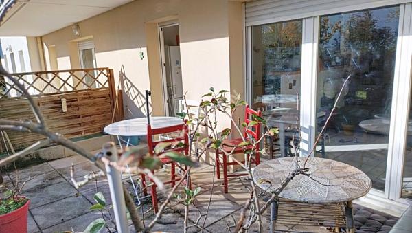 Appartement ile de Nantes 3 pièce(s) avec terrasse