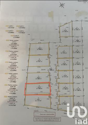 Terrain à vendre 629 m² Roullet-Saint-Estèphe