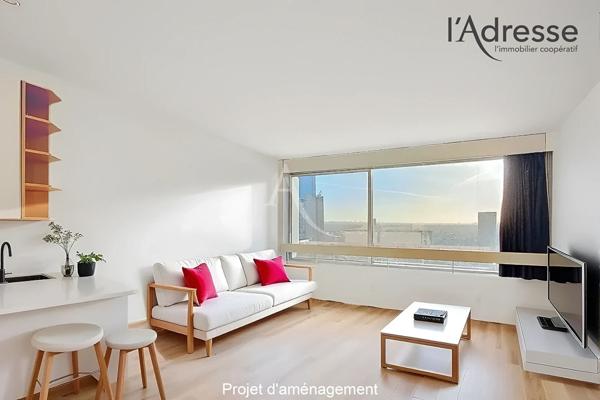 PUTEAUX / LA DEFENSE Studio de 27 m² avec cave et parking