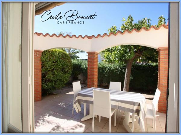 CANET-EN-ROUSSILLON 66140 – CANET-SUD – JOLIE CANÉTOISE 4 FACES – 72 M² – 3 CHAMBRES – GARAGE –