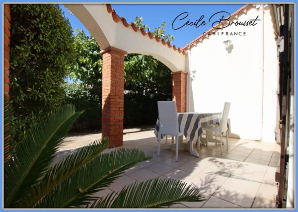 CANET-EN-ROUSSILLON 66140 – CANET-SUD – JOLIE CANÉTOISE 4 FACES – 72 M² – 3 CHAMBRES – GARAGE –
