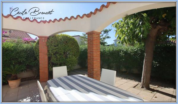 CANET-EN-ROUSSILLON 66140 – CANET-SUD – JOLIE CANÉTOISE 4 FACES – 72 M² – 3 CHAMBRES – GARAGE –