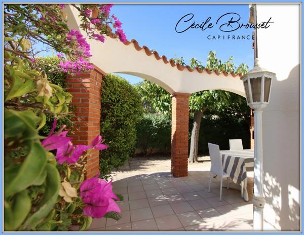 CANET-EN-ROUSSILLON 66140 – CANET-SUD – JOLIE CANÉTOISE 4 FACES – 72 M² – 3 CHAMBRES – GARAGE –
