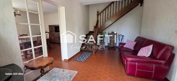 Maison de 164 m² sur 2046 m² de jardin