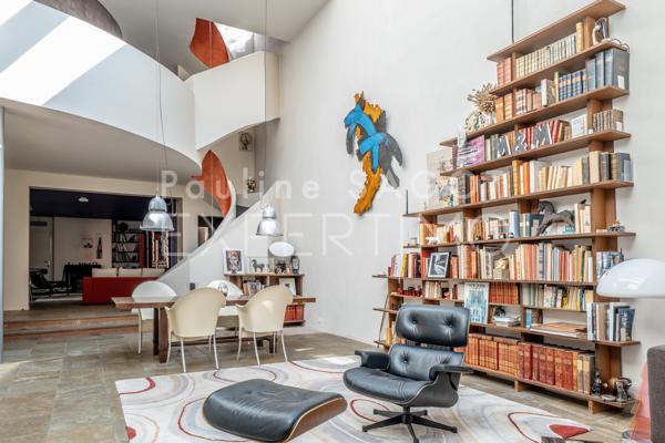 Courbevoie (92400) MAISON D'ARCHITECTE COURBEVOIE 262 M2 - Rooftop de 67 m2 et jardin-patio de 58 m2