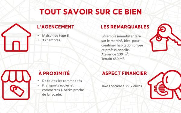 Maison à vendre    6 pièces • 122,75 m2 Dijon