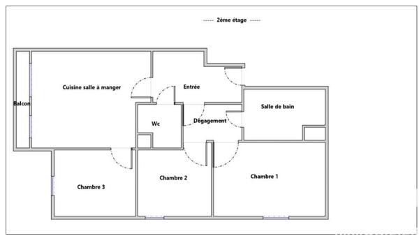 Appartement à vendre 4 pièces 68 m² Franconville