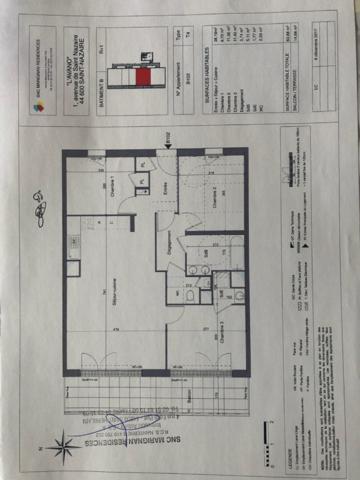 Appartement à louer Saint Nazaire : 4 pièces, 83m² avec 3 chambre(s) à 1 010€ - AJP Immobilier Saint-Marc-sur-Mer