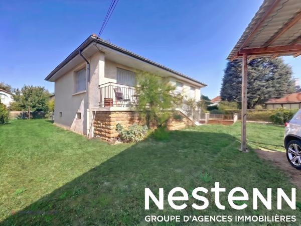 À vendre: Centre Belleville-en-Beaujolais (69220) - Maison 3 Chs/sous-sol sur 880 m² de parcelle.