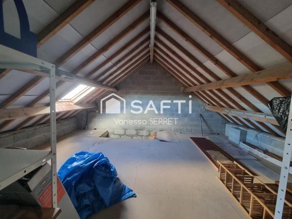 Maison 79 m² – Terrain 1 001 m² – Double garage indépendant